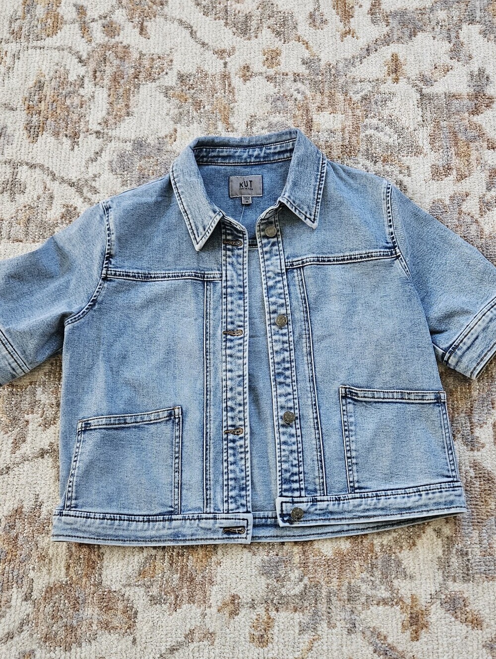 Short Sleeve Denim Jacket
